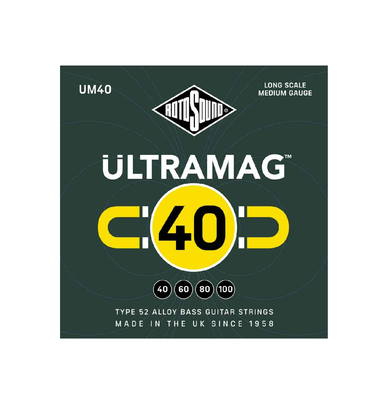 Rotosound Ultramag Medium Bass Guitar Strings